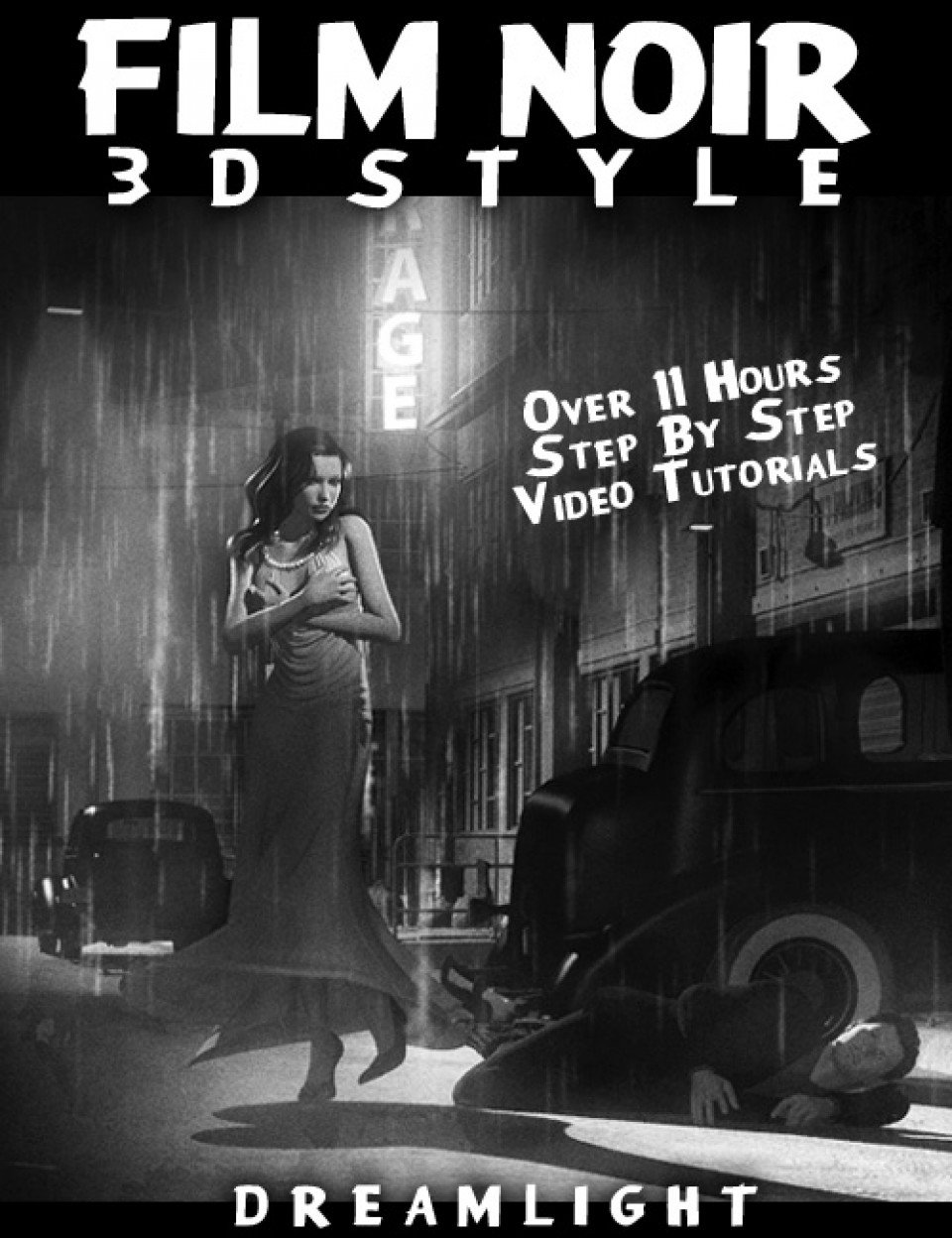 Film Noir 3D Style – Back To Black & White_DAZ3DDL