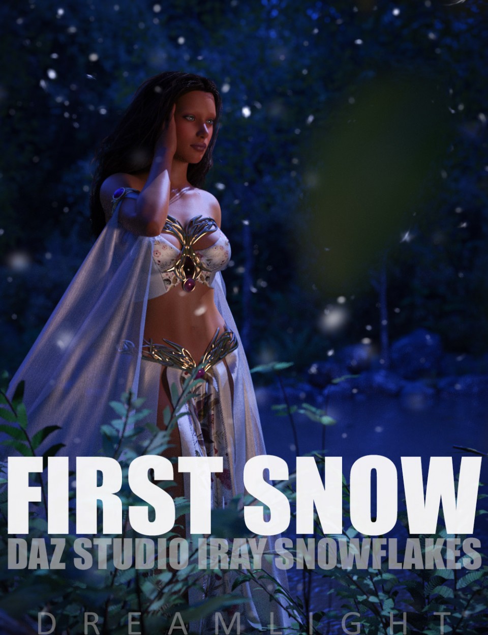 First Snow – Iray Snowflakes_DAZ3D下载站
