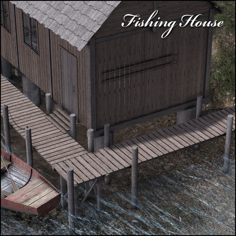 Fishing House_DAZ3D下载站