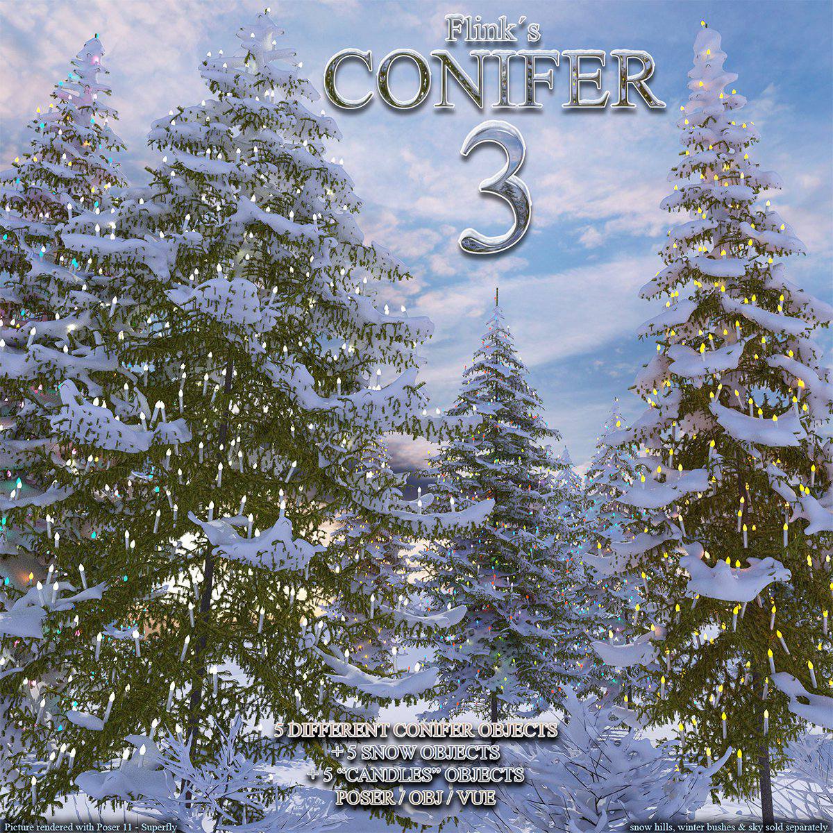 Flinks Conifer 3_DAZ3D下载站
