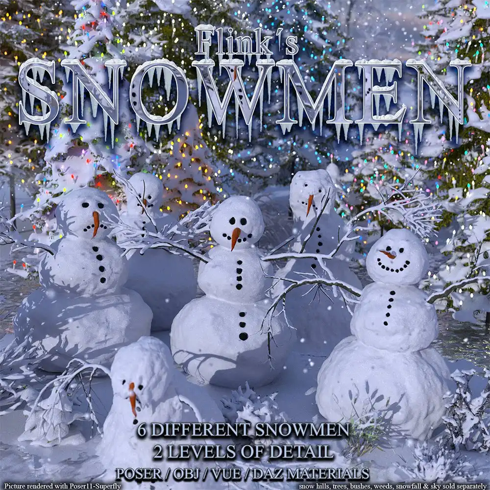 Flinks Snowmen_DAZ3DDL