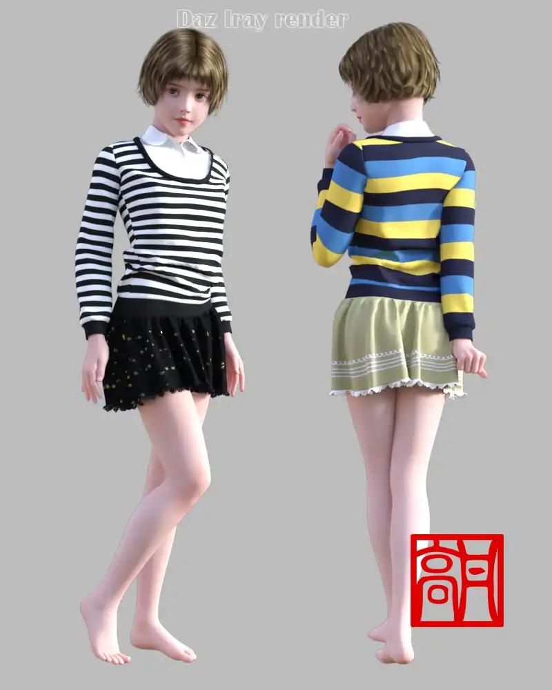 GaoDan Clothing 19 G3F_DAZ3DDL