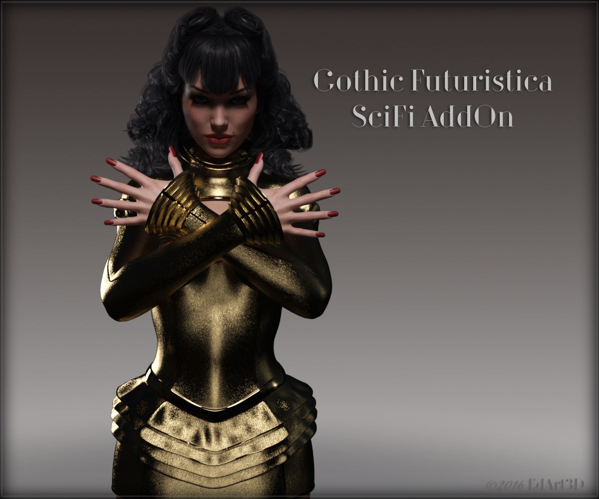 Gothic Futuristica SciFi AddOn_DAZ3DDL