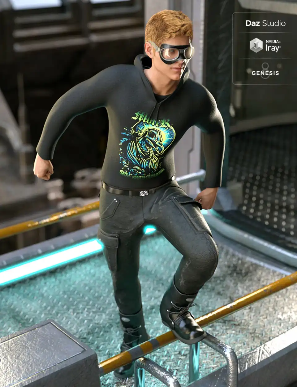 Gruesome Goth for Genesis 8 Male(s)_DAZ3DDL