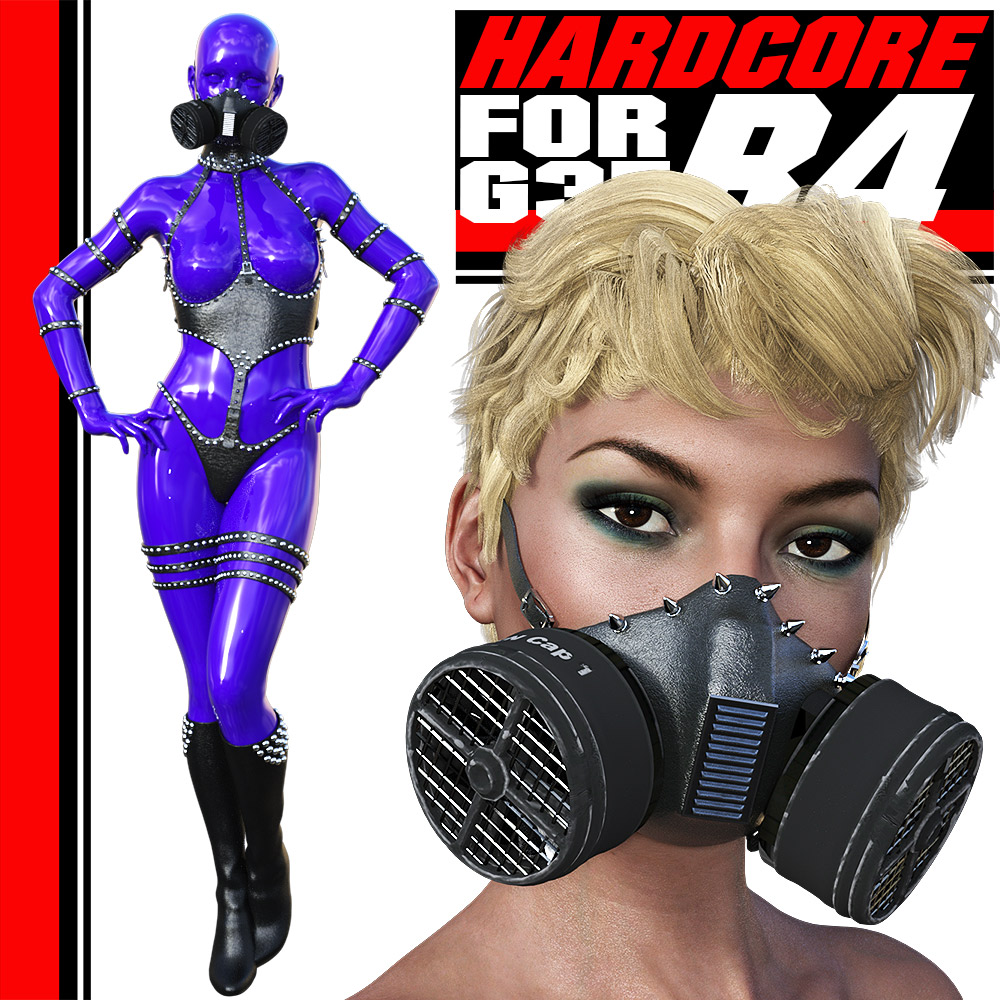 HARDCORE-R4 for G3 Females_DAZ3D下载站