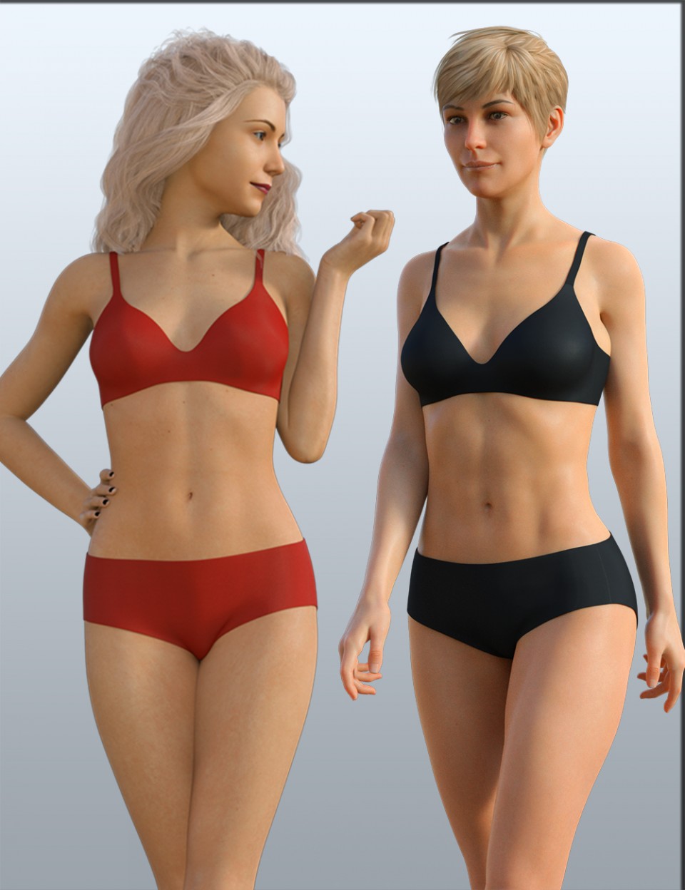 H&C Basic Underwear for Genesis 8 Female(s)_DAZ3D下载站