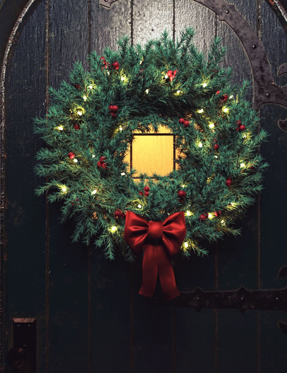 Holiday Wreath_DAZ3D下载站