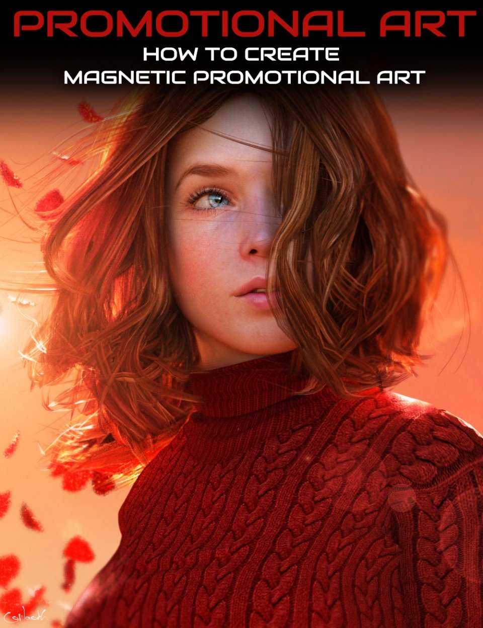 How to Create Magnetic Promotional Artwork_DAZ3D下载站