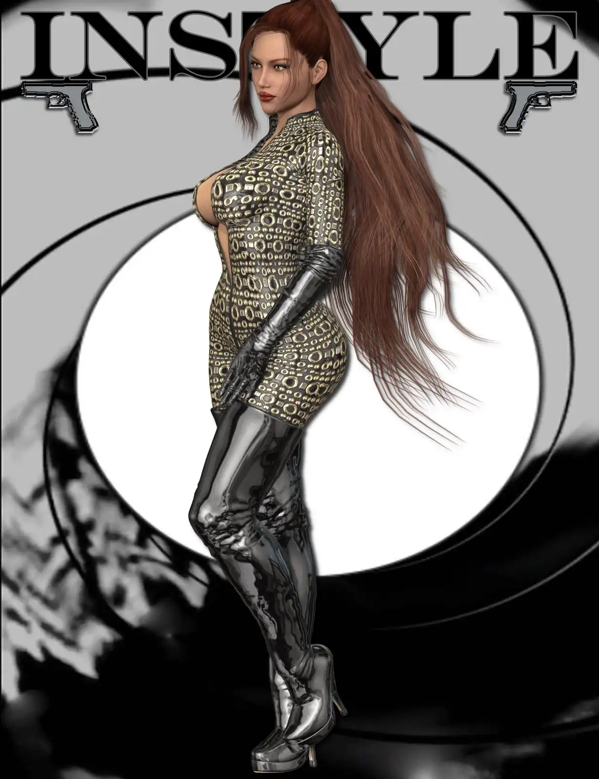 InStyle – Exnem Killer Catsuit for G3_DAZ3DDL