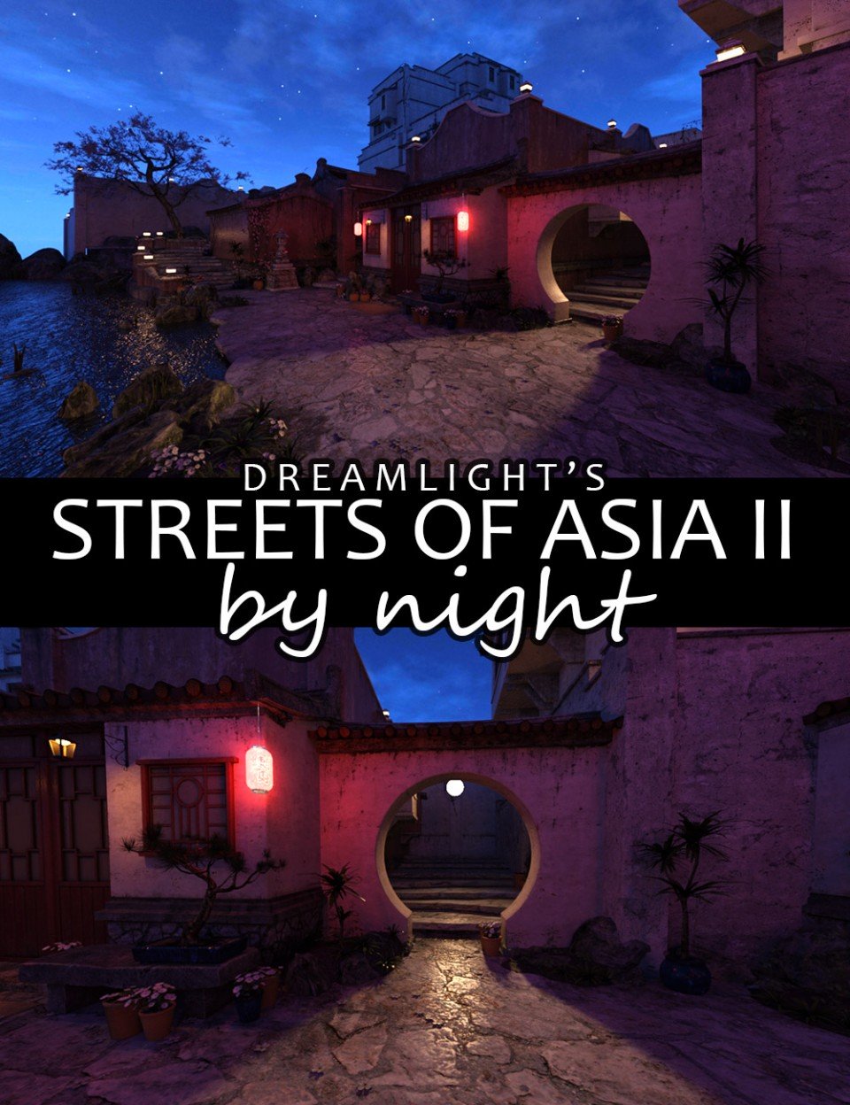Iray DS Lights – Streets Of Asia 2 By Night_DAZ3DDL