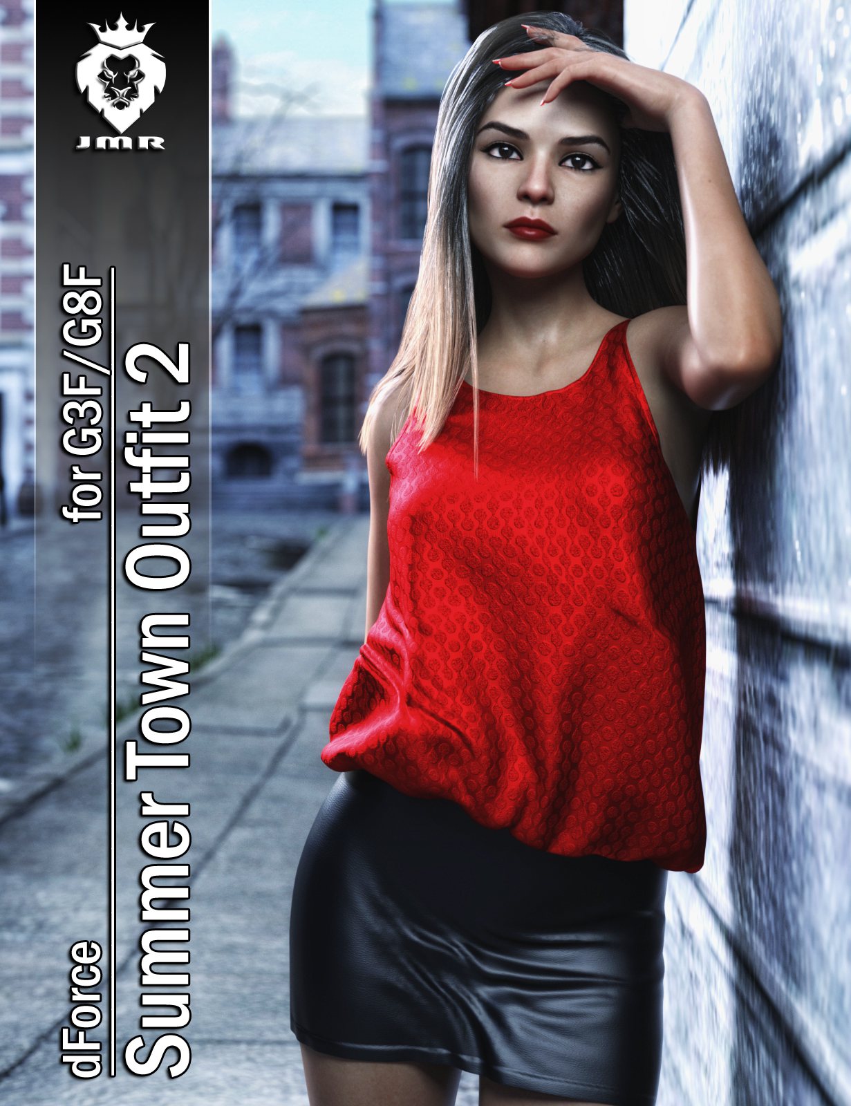 JMR dForce Summer Town Outfit 2 for G3F and G8F_DAZ3DDL