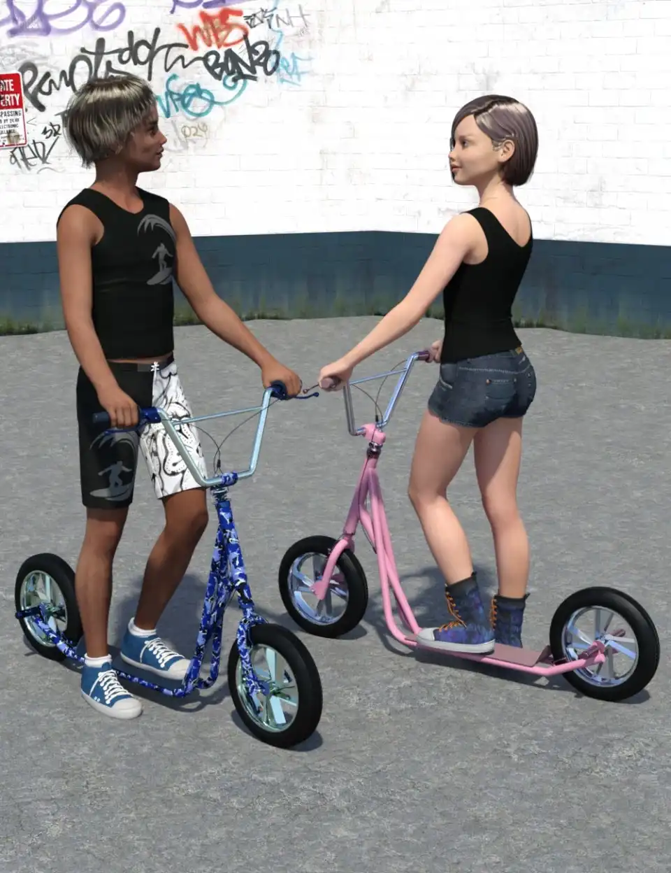 Kick Scooter_DAZ3DDL