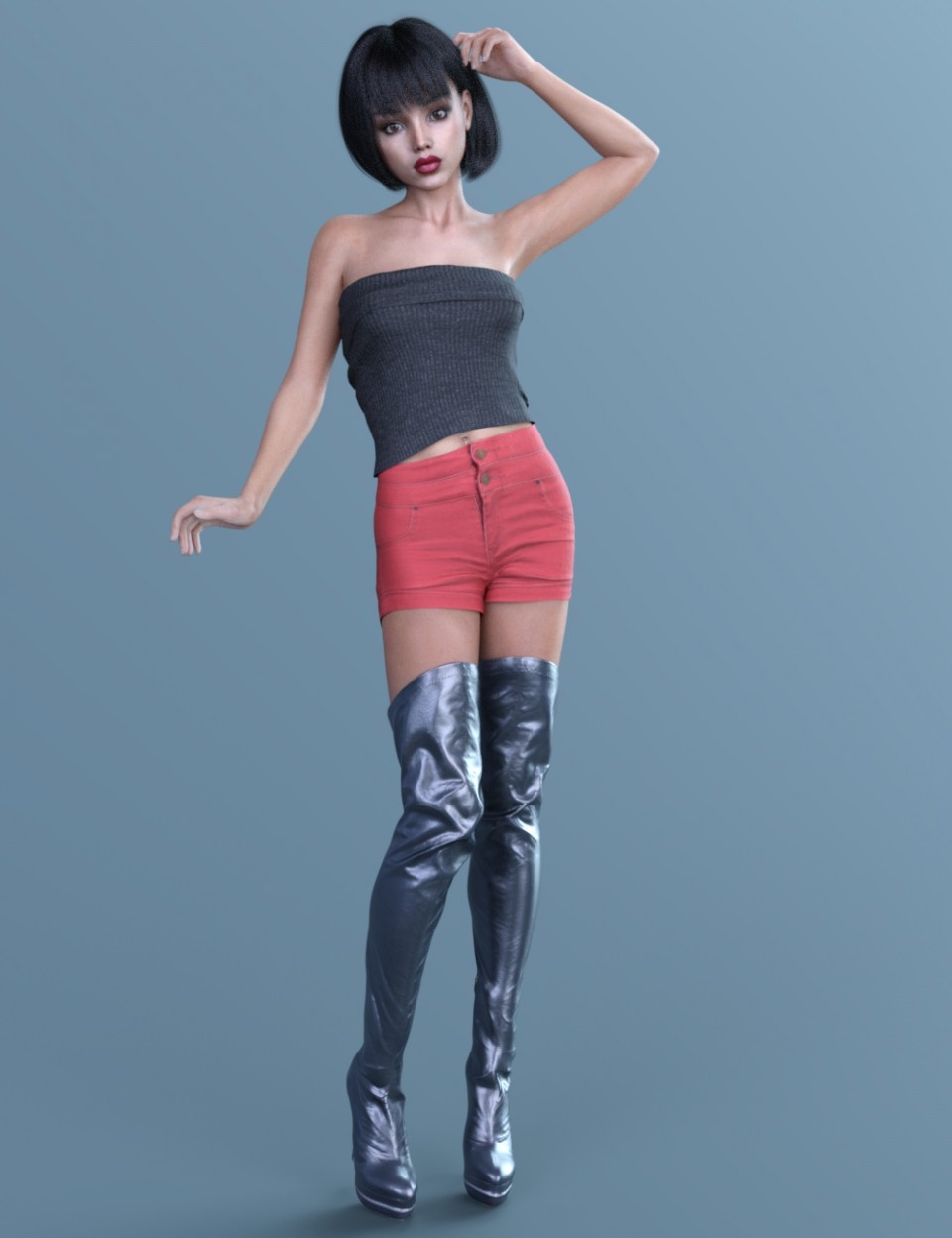 Lara Outfit for Genesis 8 Female(s)_DAZ3D下载站