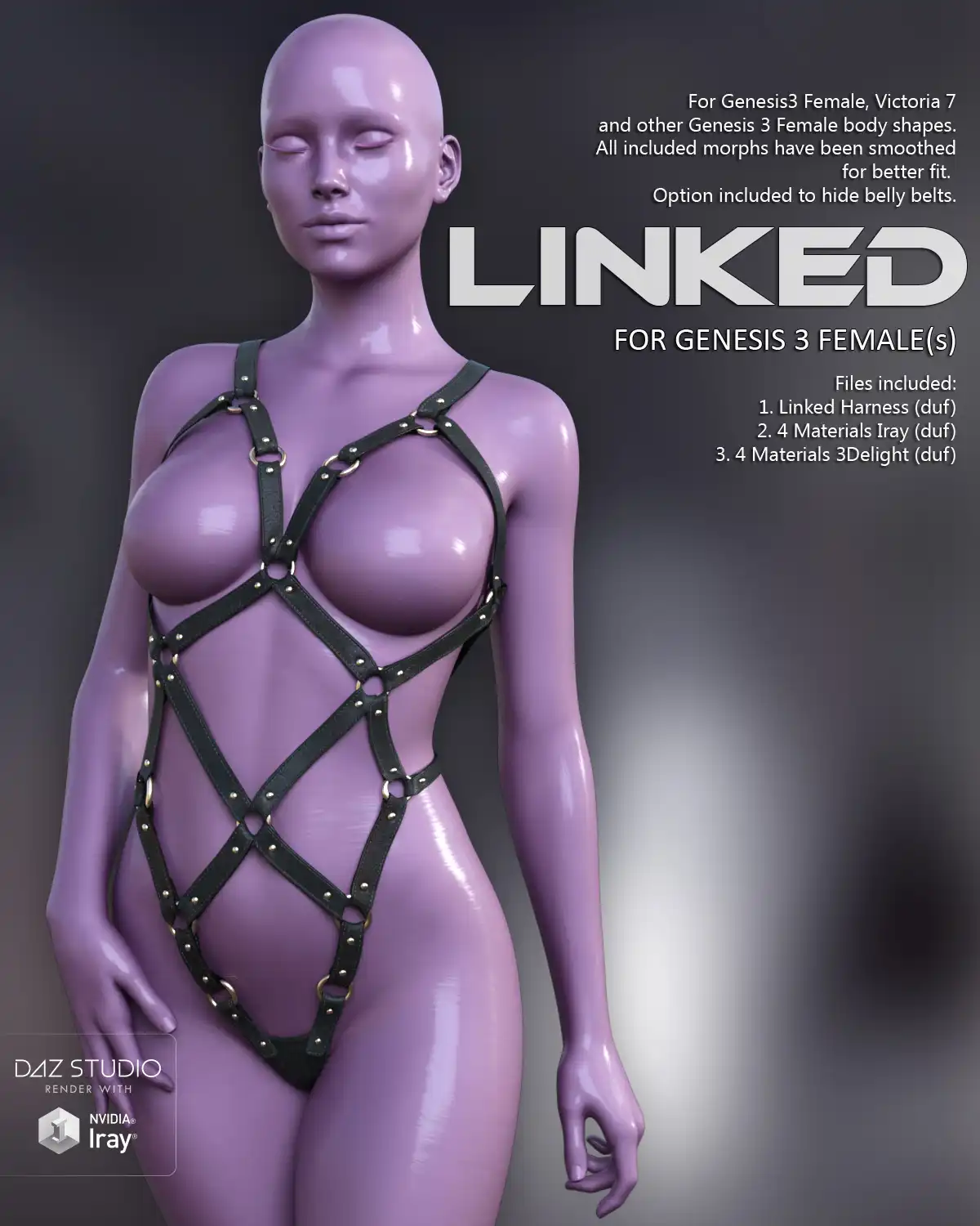 Linked for Genesis 3 Females_DAZ3DDL