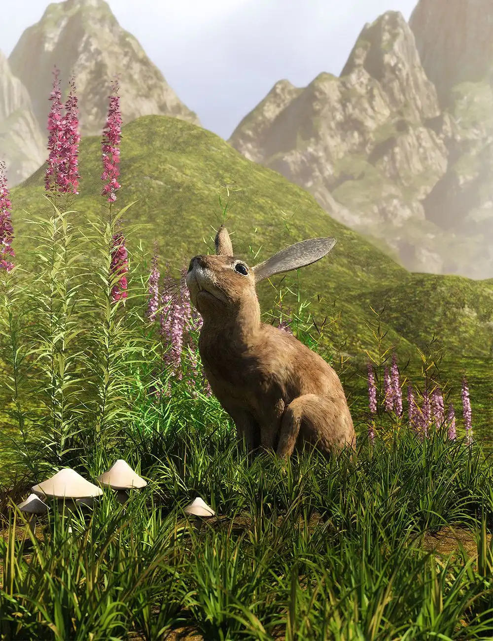 Little Patch Of Grass for Daz Studio and Iray_DAZ3D下载站