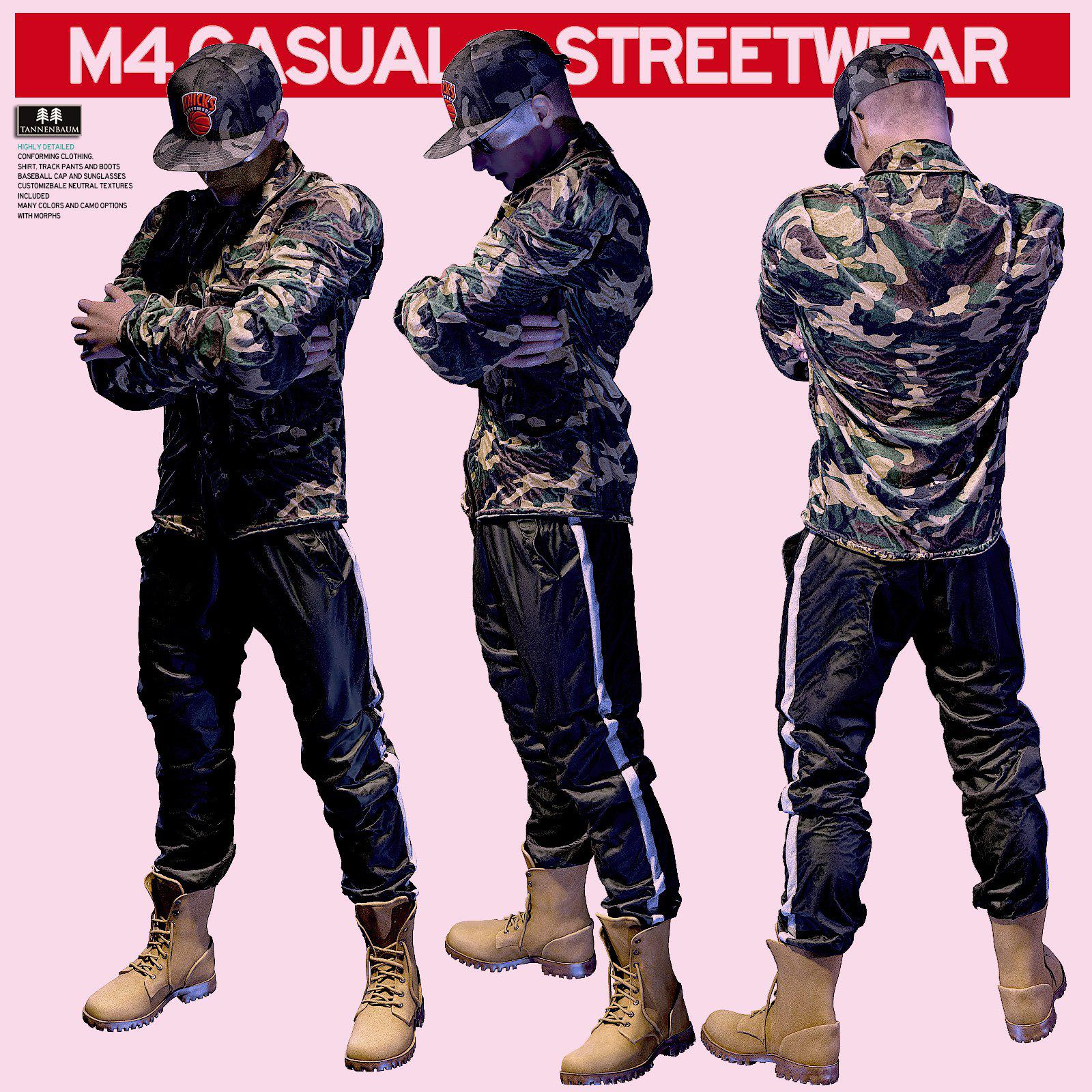 M4 Casual Streetwear_DAZ3D下载站