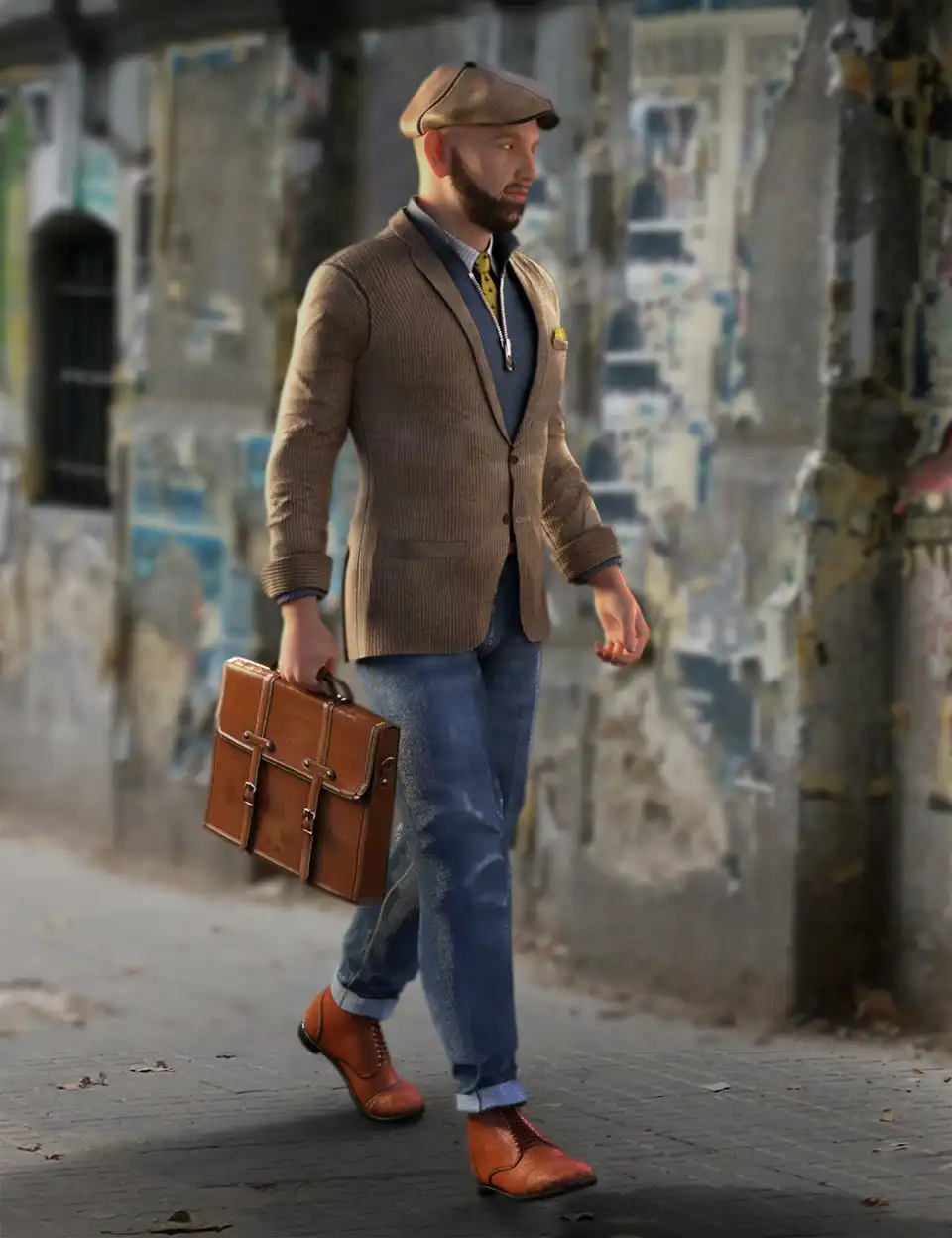 Man About Town for Genesis 3 Male(s)_DAZ3D下载站