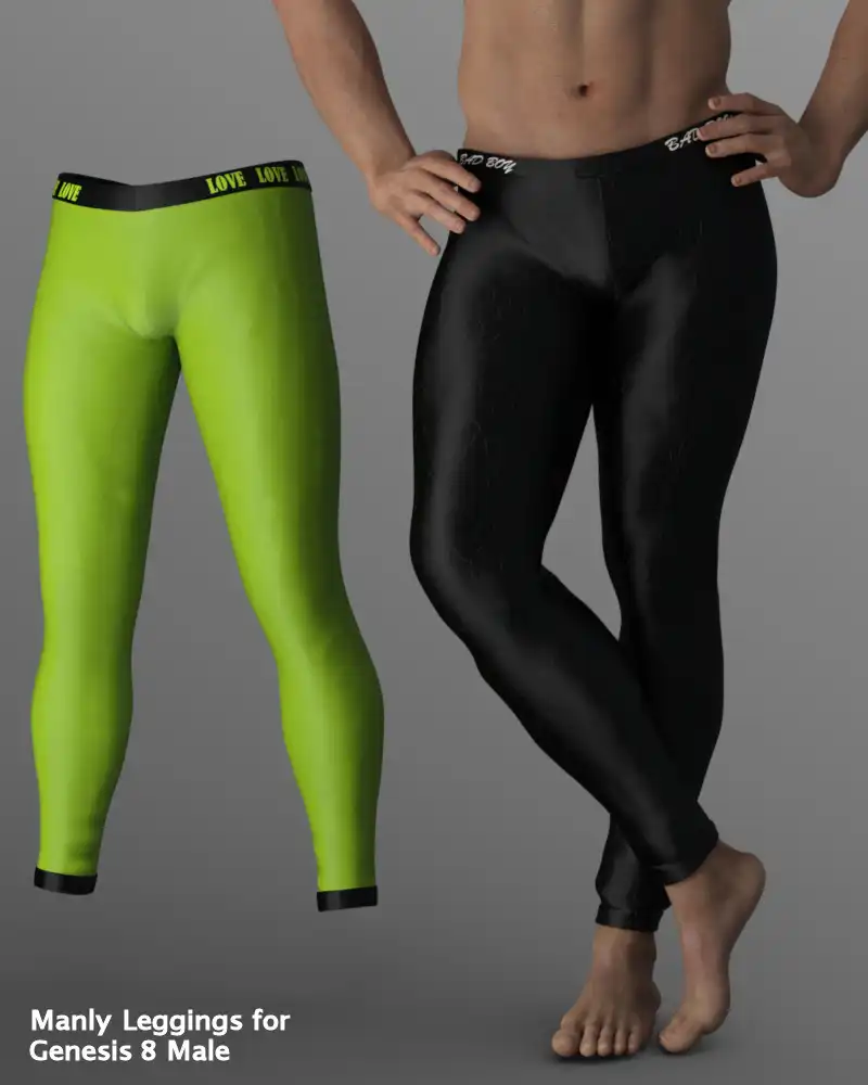 Manly Leggings for Genesis 8 Male_DAZ3D下载站