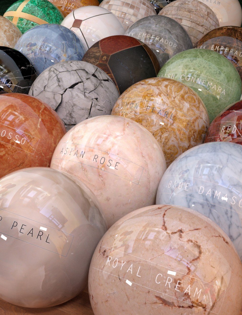 Marble Shaders for Iray_DAZ3D下载站
