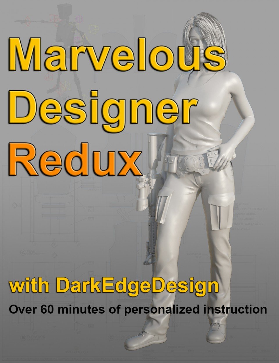 Marvelous Designer Redux Video Tutorial_DAZ3D下载站