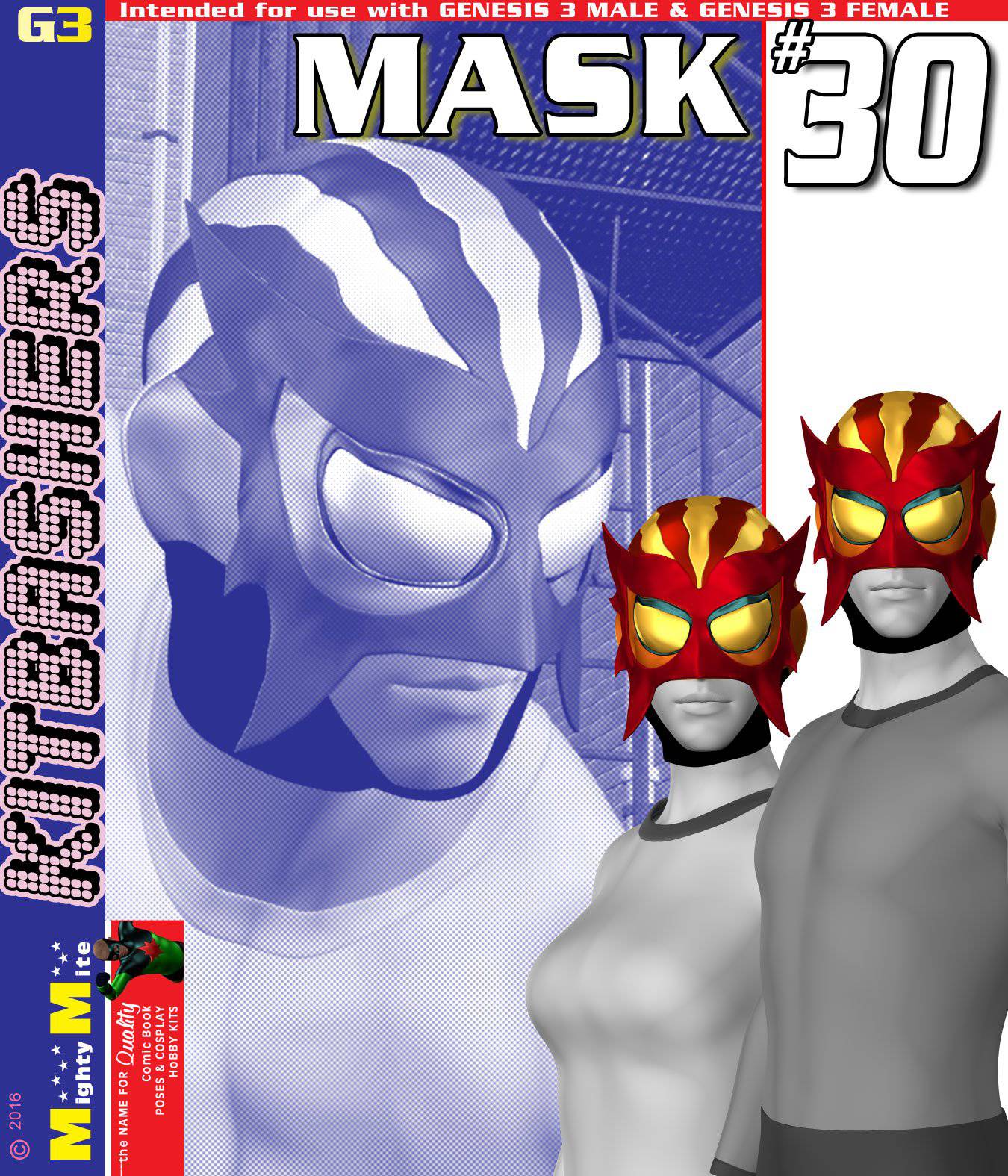 Mask 030 MMKBG3_DAZ3D下载站