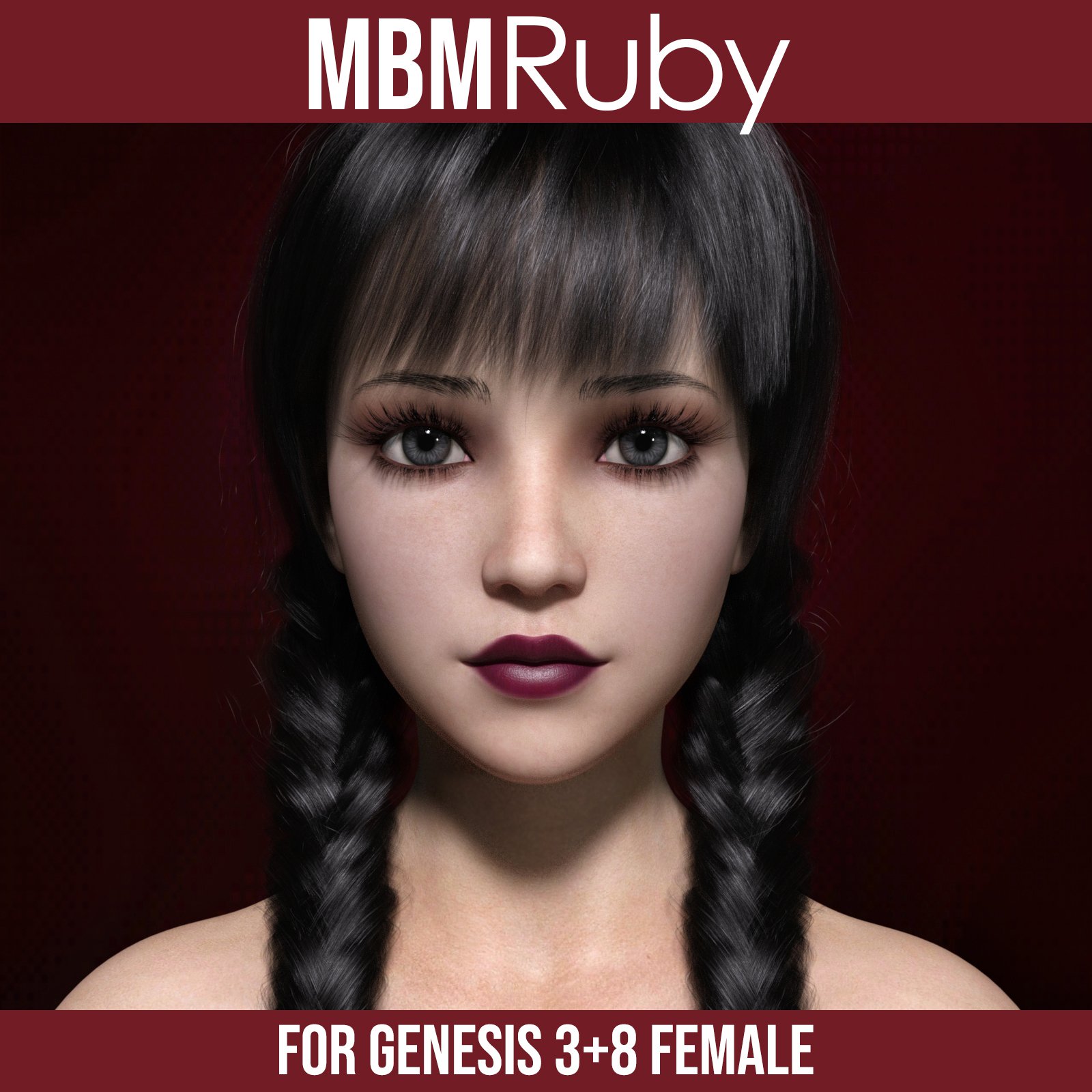 MbM Ruby for Genesis 3 & 8 Female_DAZ3D下载站