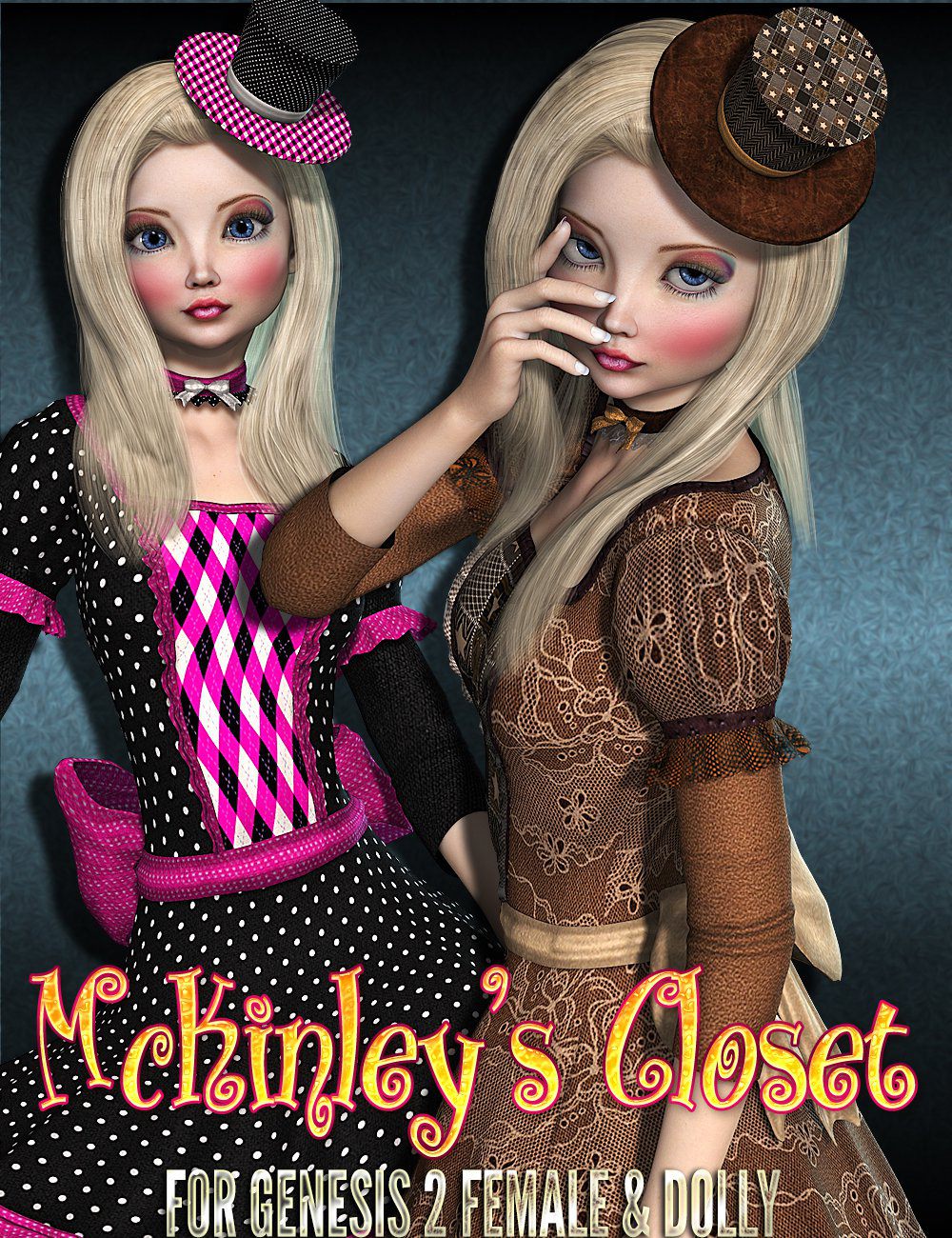 McKinley’s Closet Clothing for Genesis 2 And Dolly_DAZ3D下载站