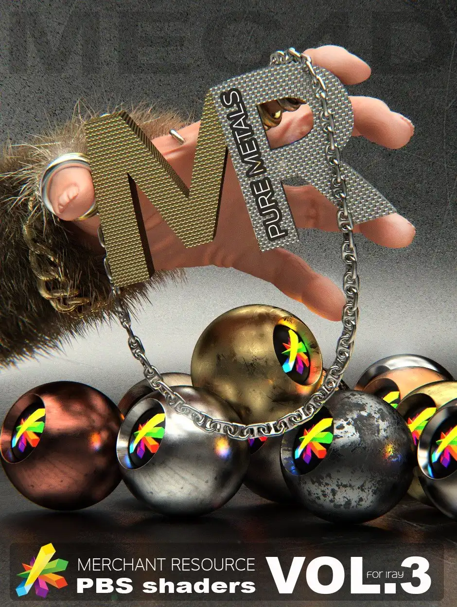 Mec4d PBS shaders for Iray vol.3 MR_DAZ3D下载站