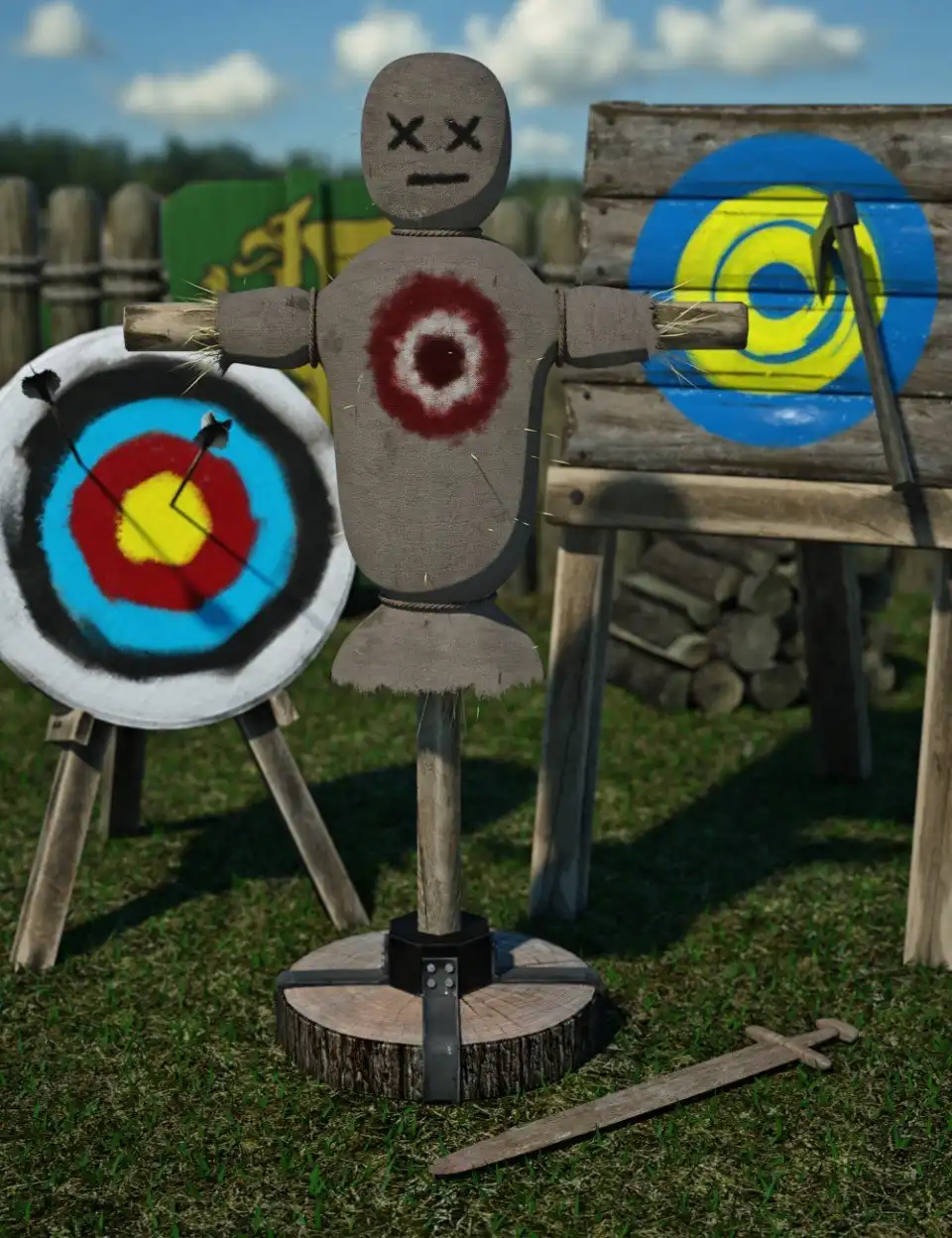 Medieval Training_DAZ3D下载站