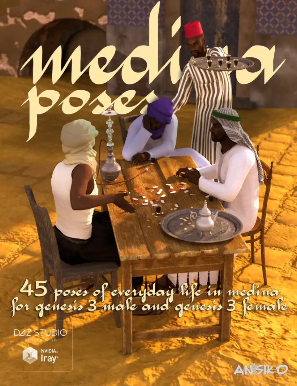 Medina Poses G3_DAZ3DDL