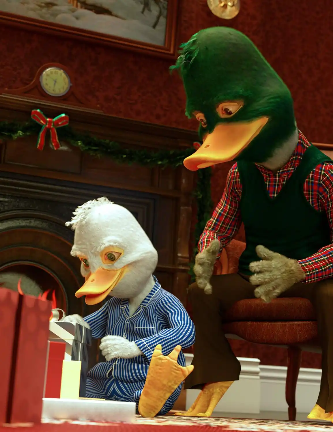 Modern Duckie for Genesis 8 Males_DAZ3D下载站