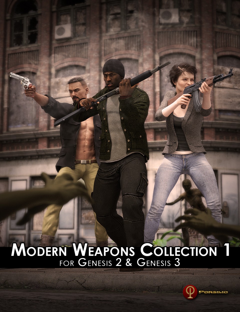 Modern Weapons Collection 1_DAZ3D下载站