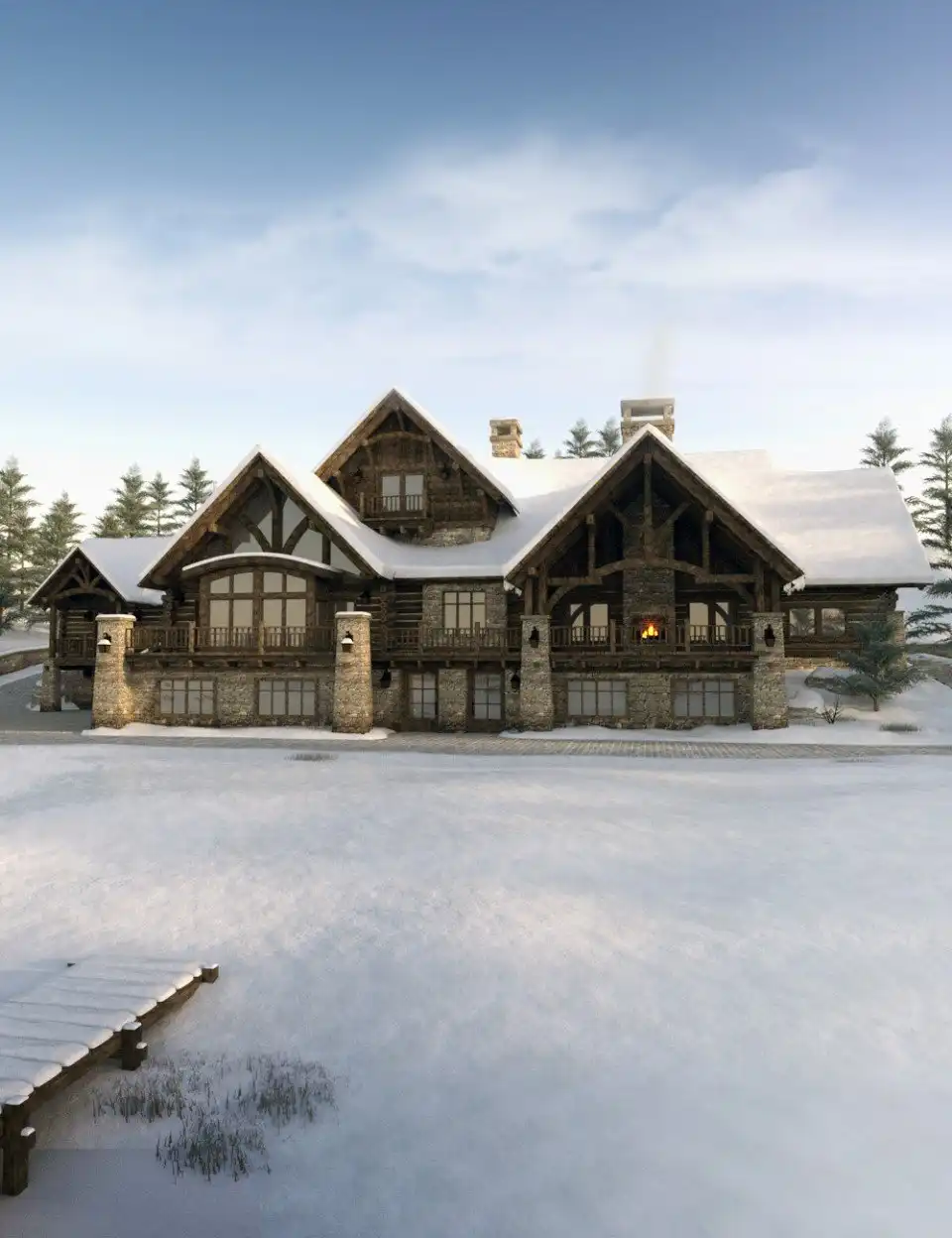 Mountain Lodge_DAZ3DDL