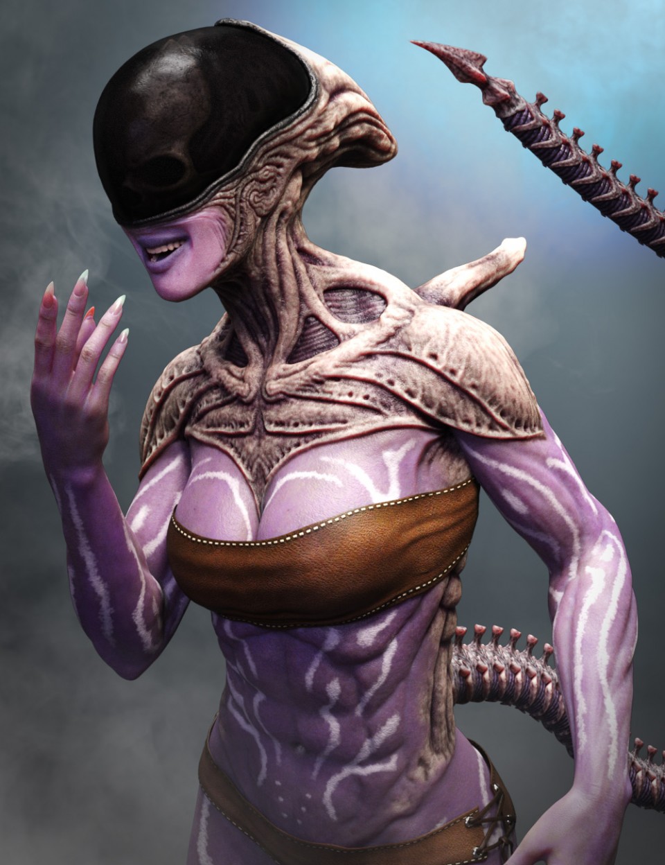 Mysterious Alien HD for Genesis 8 Female_DAZ3D下载站