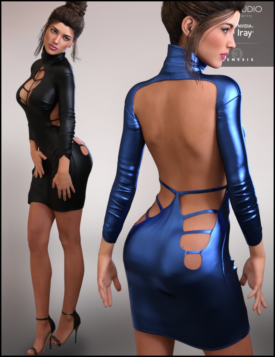 Nadia Outfit HD for Genesis 3 Female(s)_DAZ3D下载站