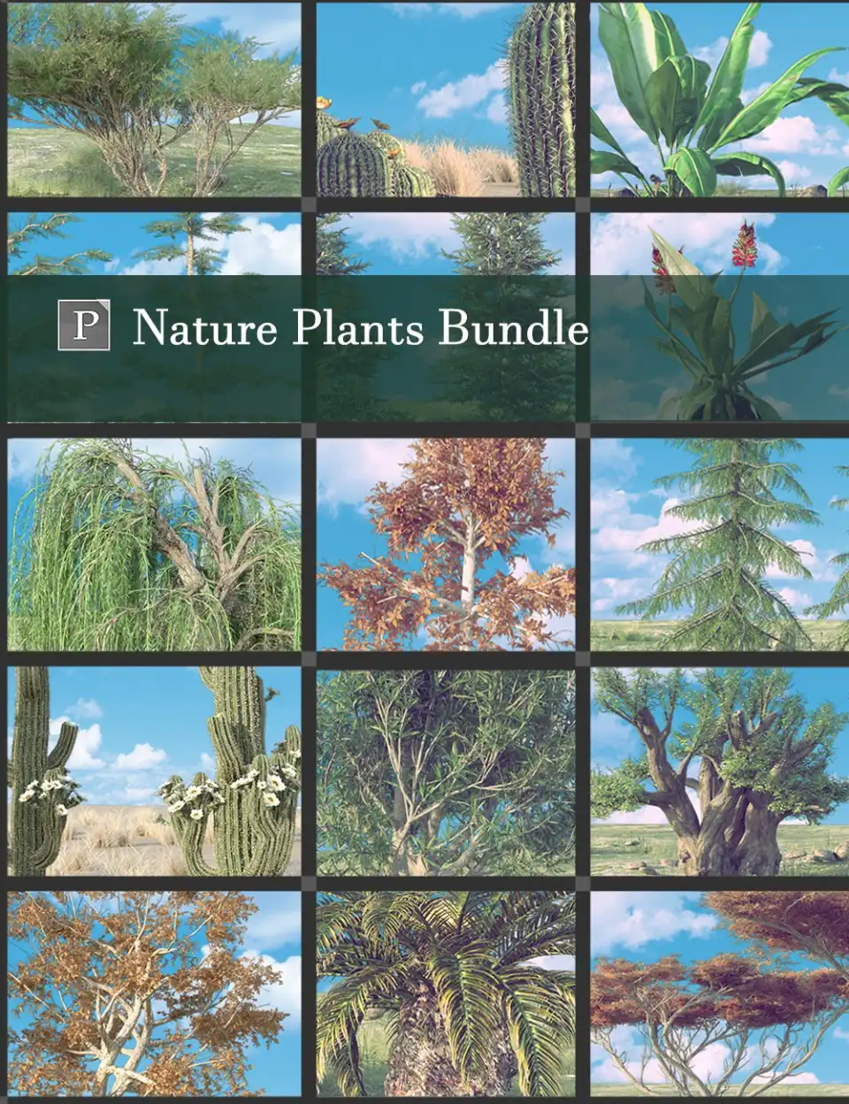 Nature Plants Bundle_DAZ3DDL