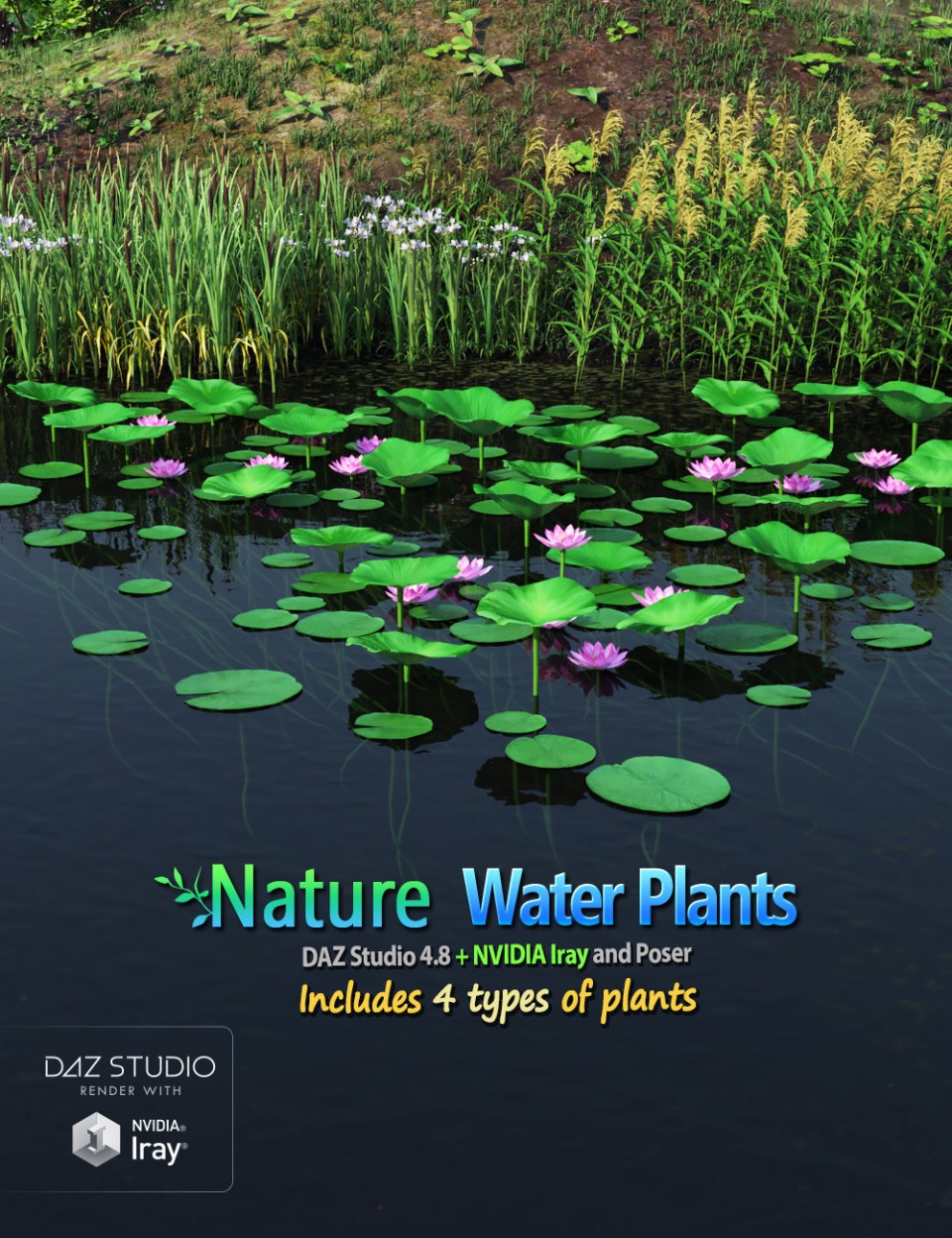 Nature – Water Plants_DAZ3D下载站