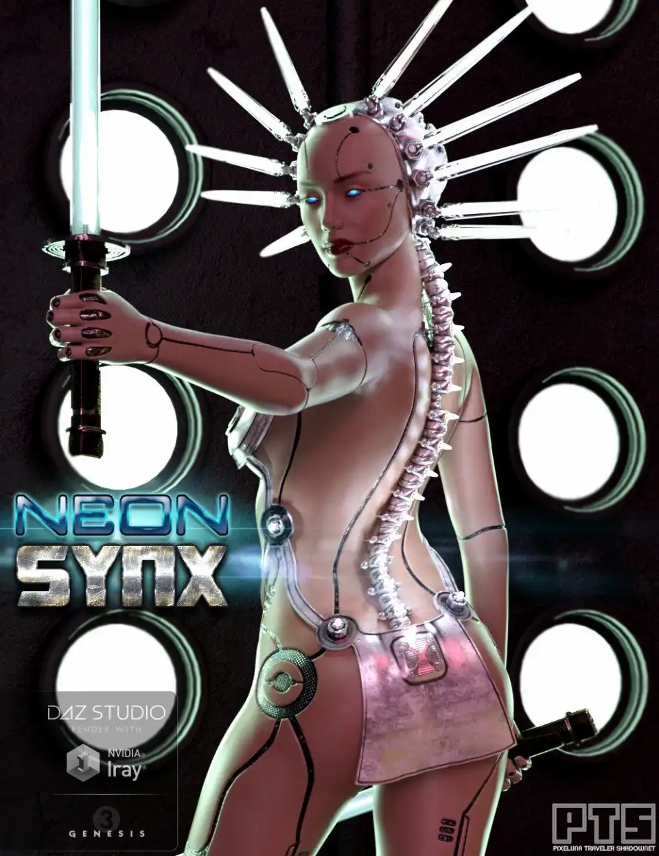 Neon Synx Props and Poses for Genesis 3 Female(s)_DAZ3DDL