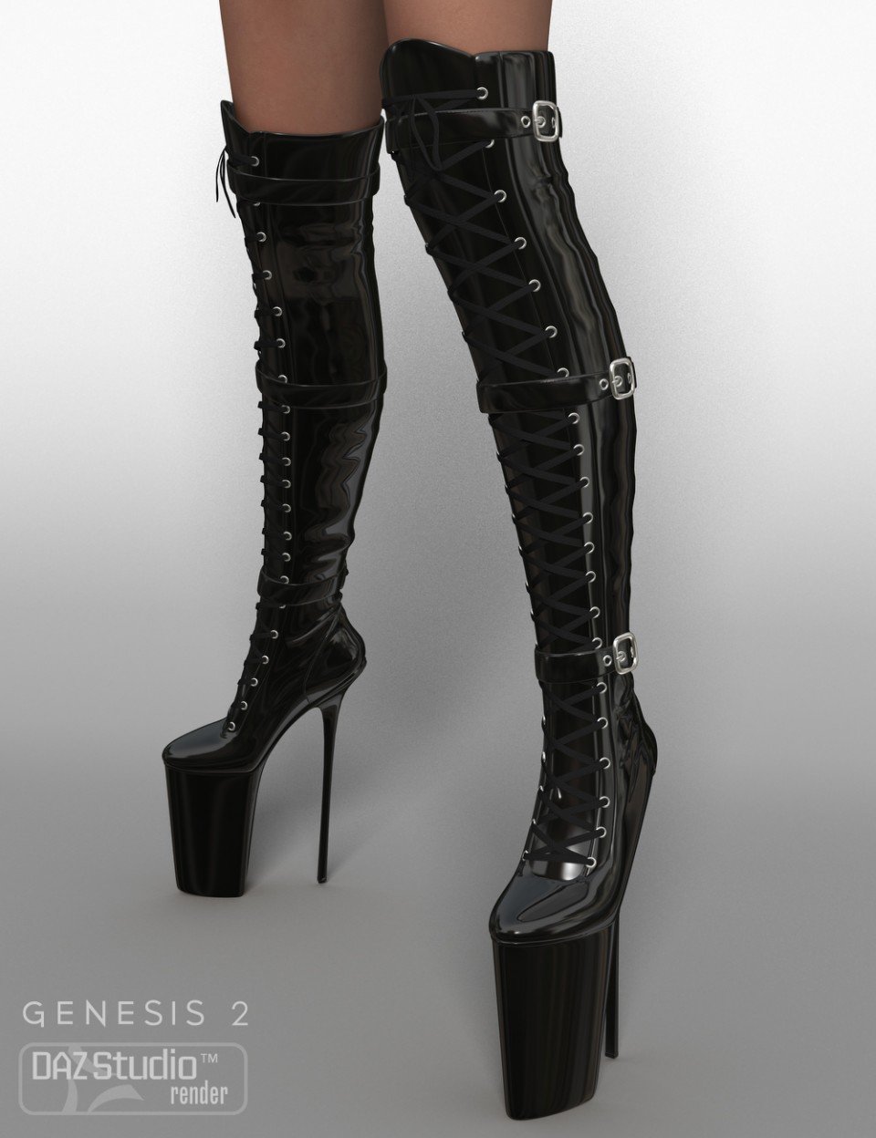 Nixtreme Boots 4 for Genesis 2 Female(s)_DAZ3DDL