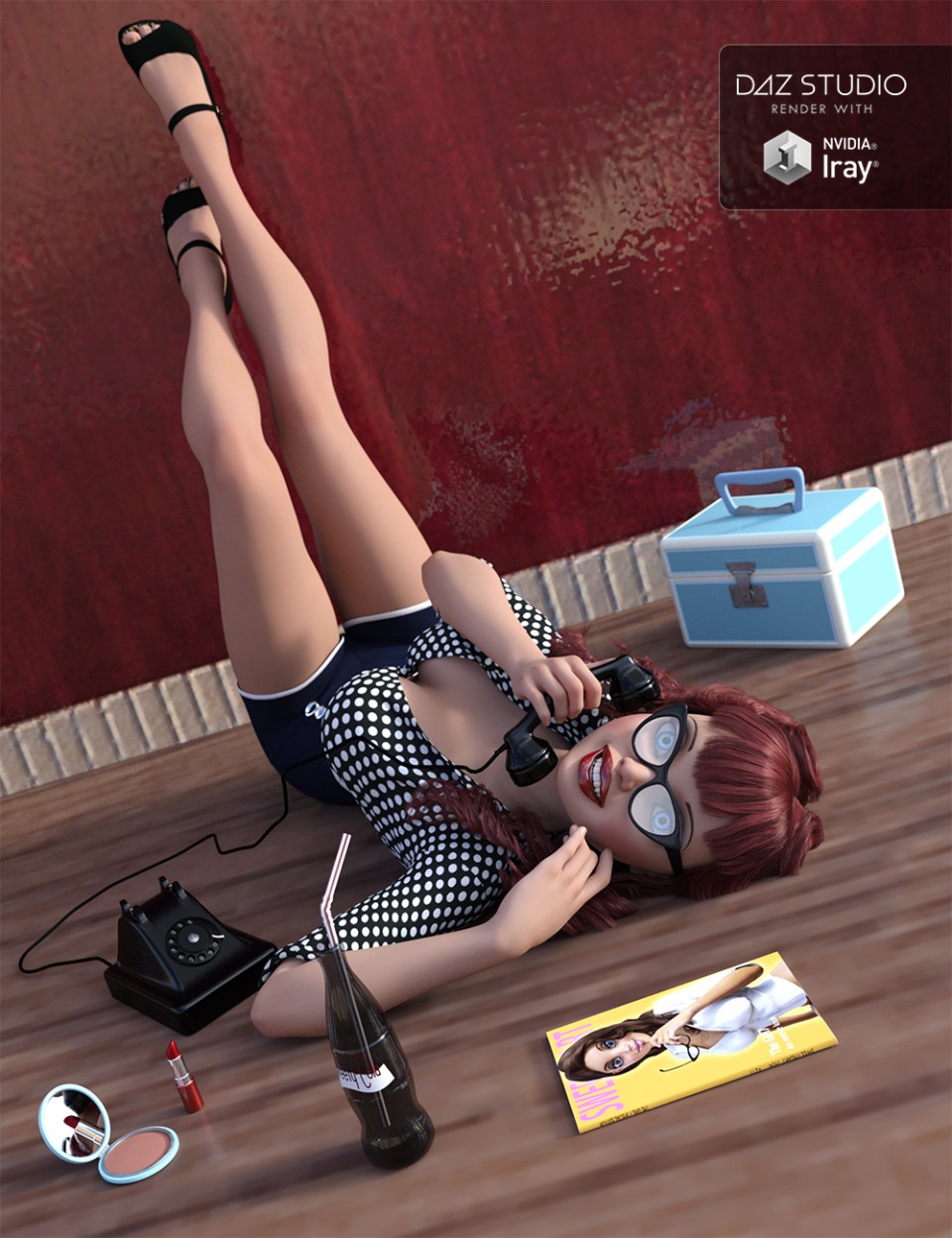 Oh! My Sweetheart Props for The Girl 7_DAZ3D下载站