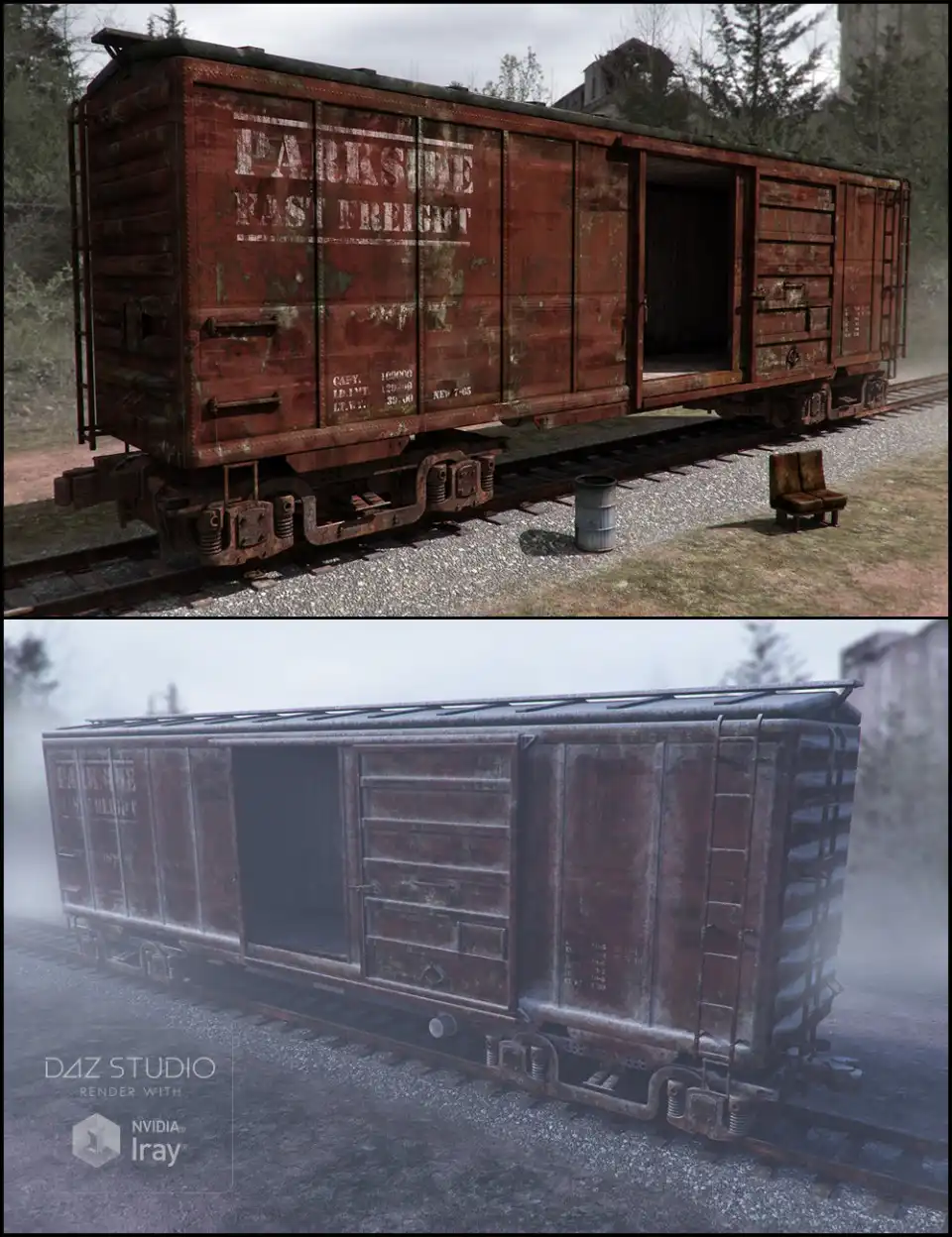 Parkside Box Car 2018_DAZ3D下载站