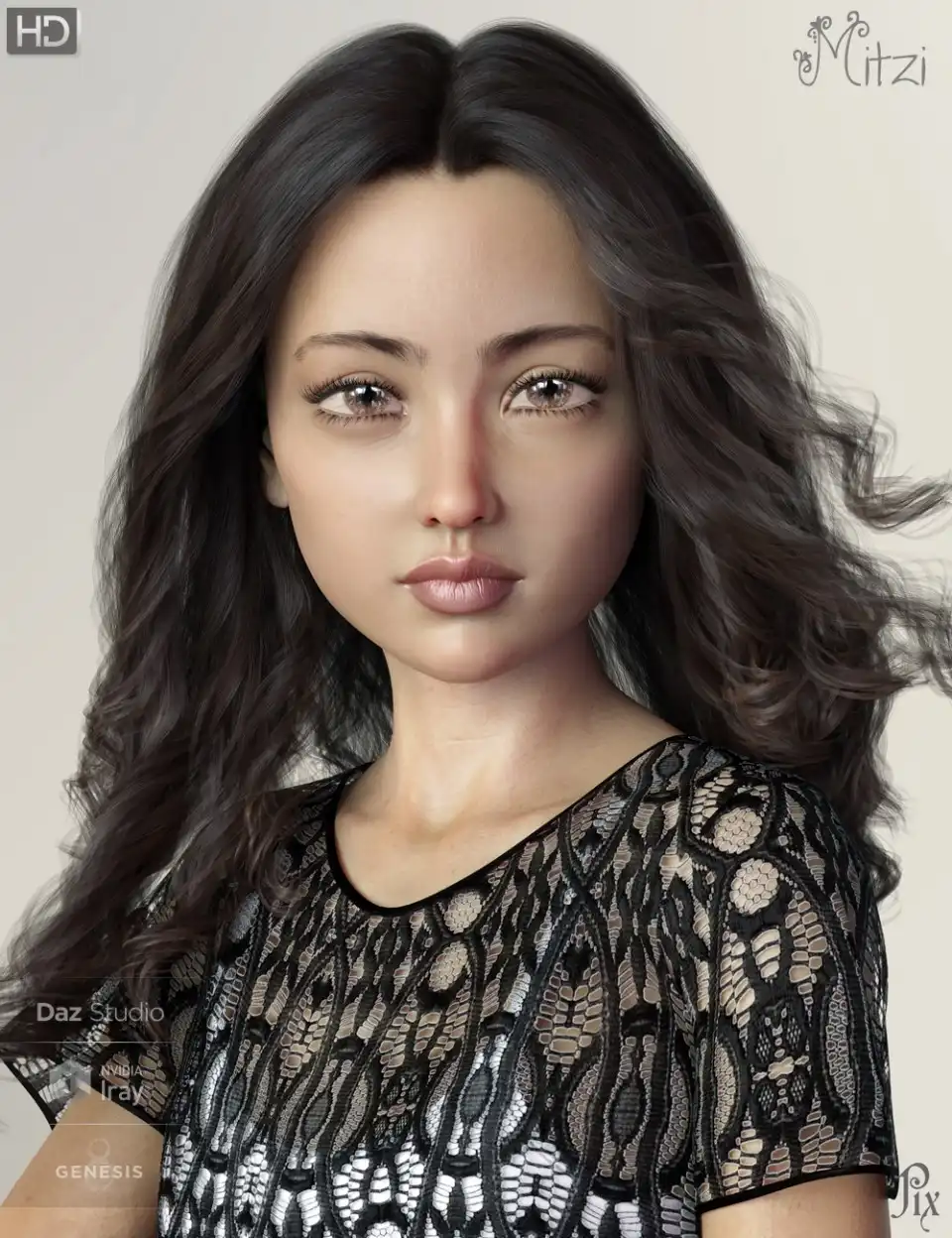 Pix Mitzi HD for Genesis 8 Female_DAZ3D下载站