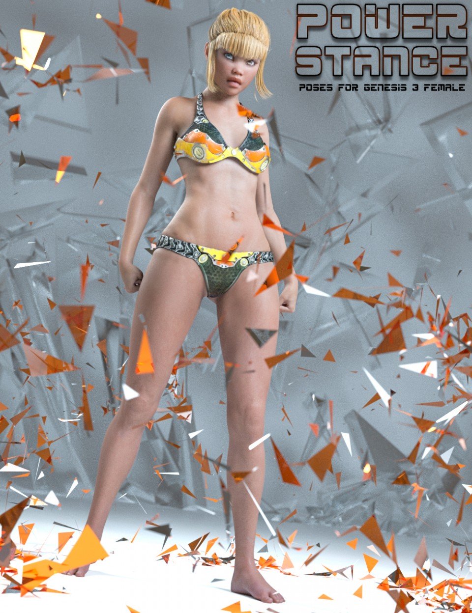 Power Stance Poses for Genesis 3 Female(s)_DAZ3DDL