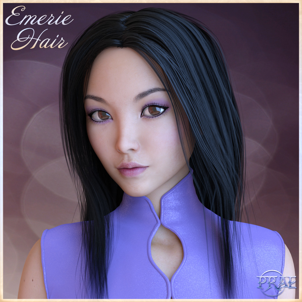 Prae Emerie Hair For G3 and G8_DAZ3D下载站