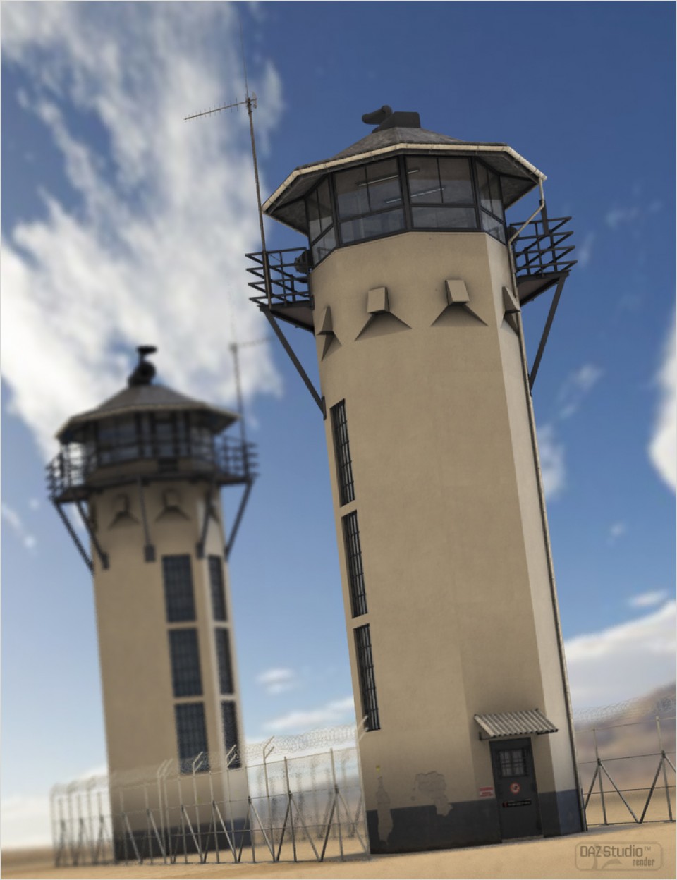 Prison Guard Tower_DAZ3DDL