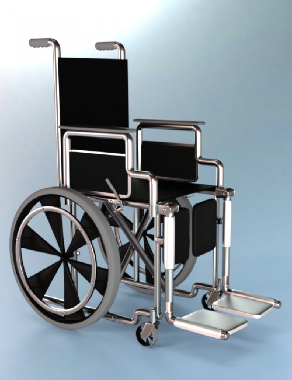 Push Wheelchair_DAZ3D下载站