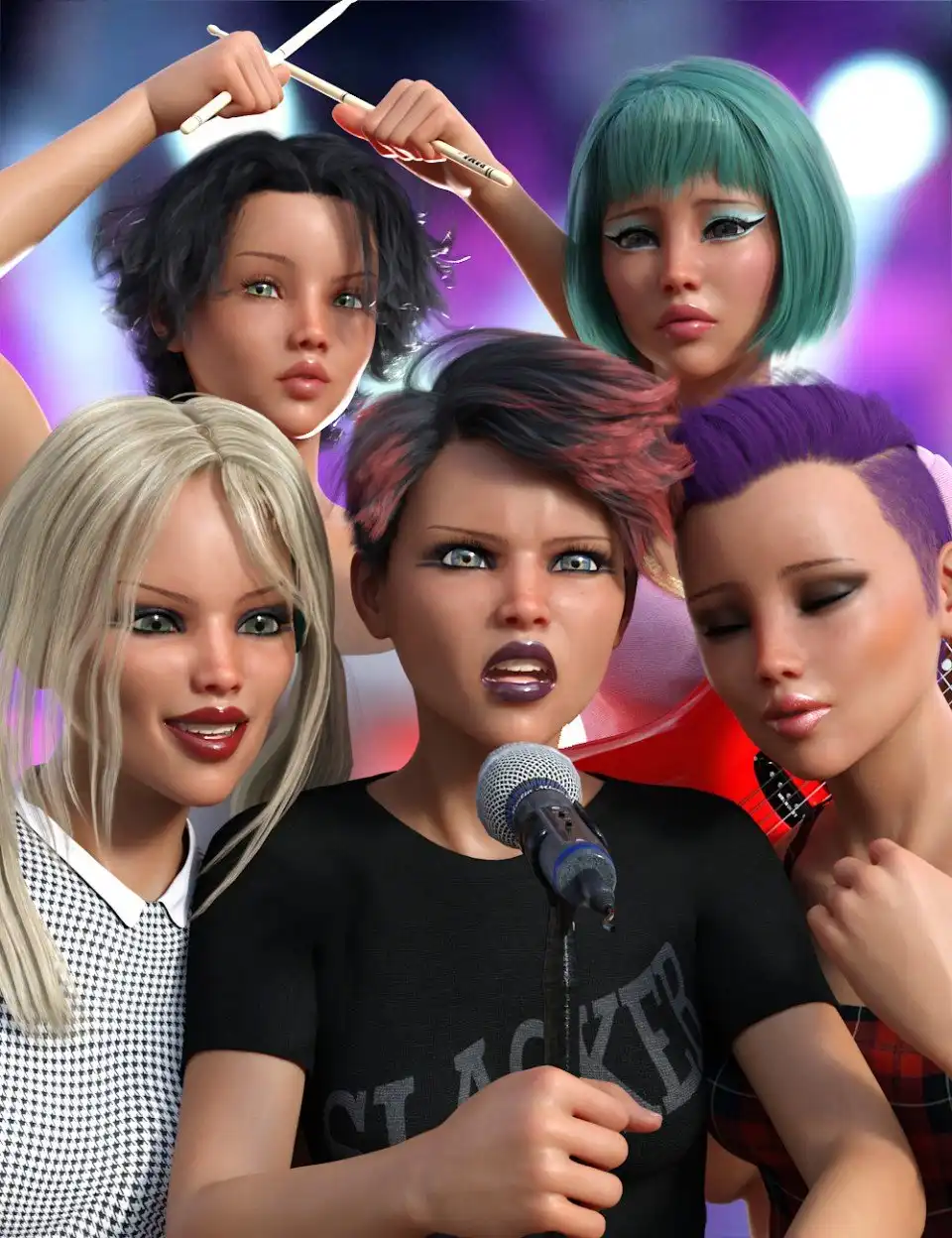 RIOT GRRRLZ Expressions for Teen Kaylee 8_DAZ3DDL
