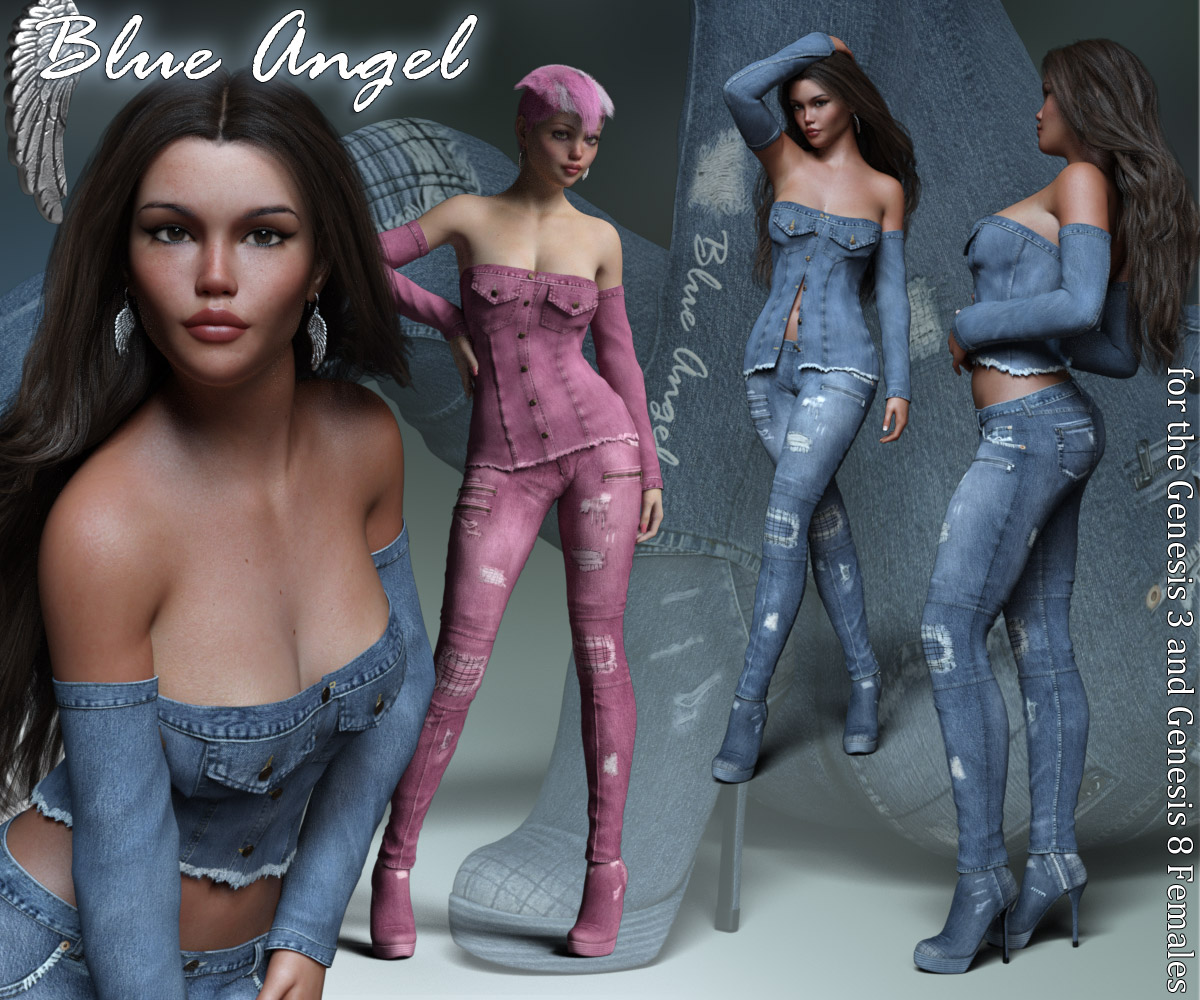 RP Blue Angel for G3 and G8 Females_DAZ3DDL