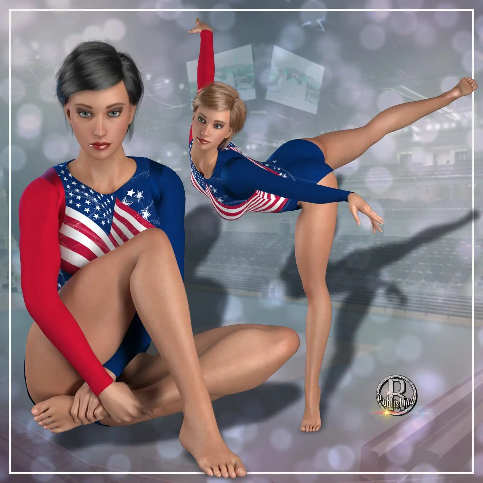 RP Olympic Leotard for La Femme_DAZ3DDL