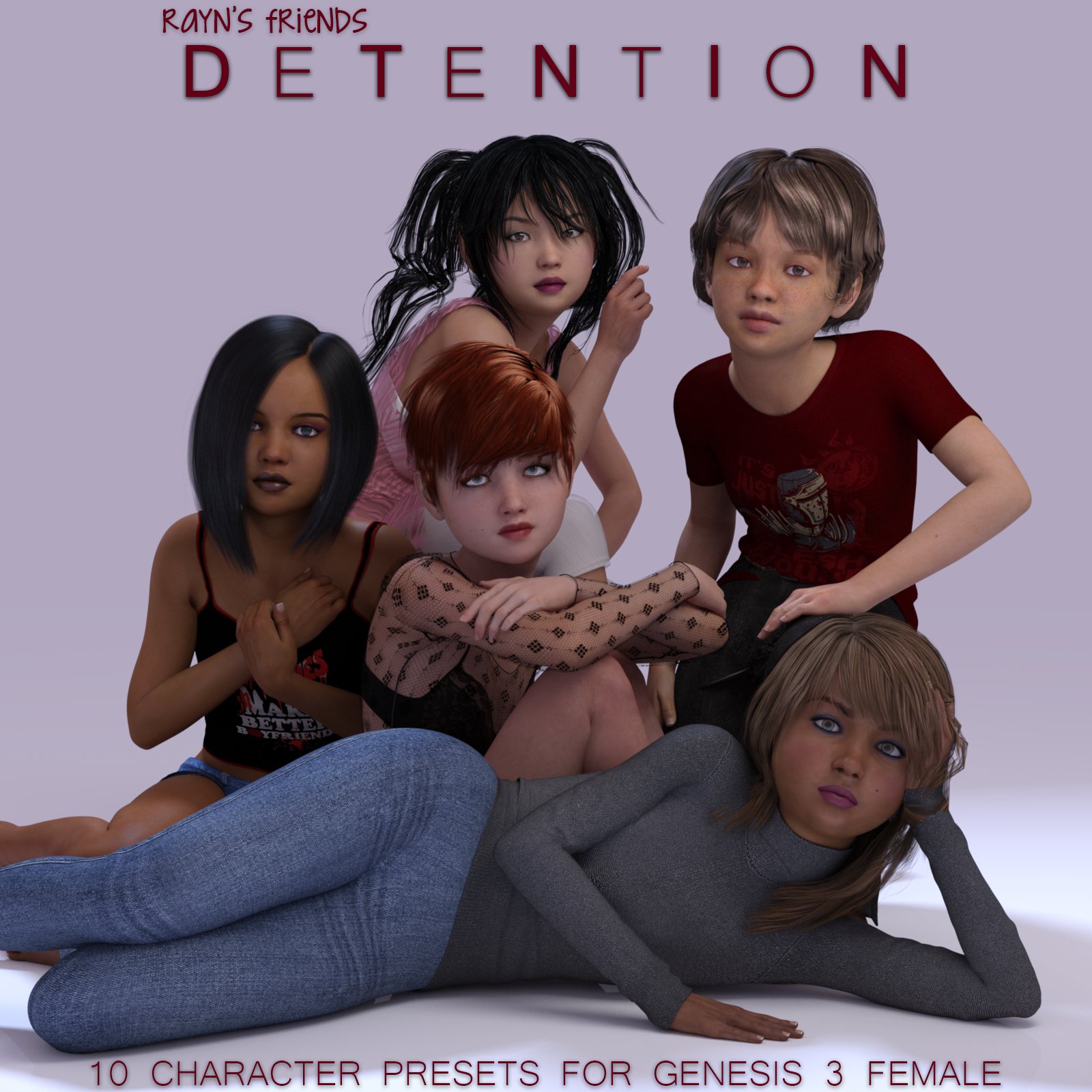 Rayn’s Friends: Detention_DAZ3D下载站